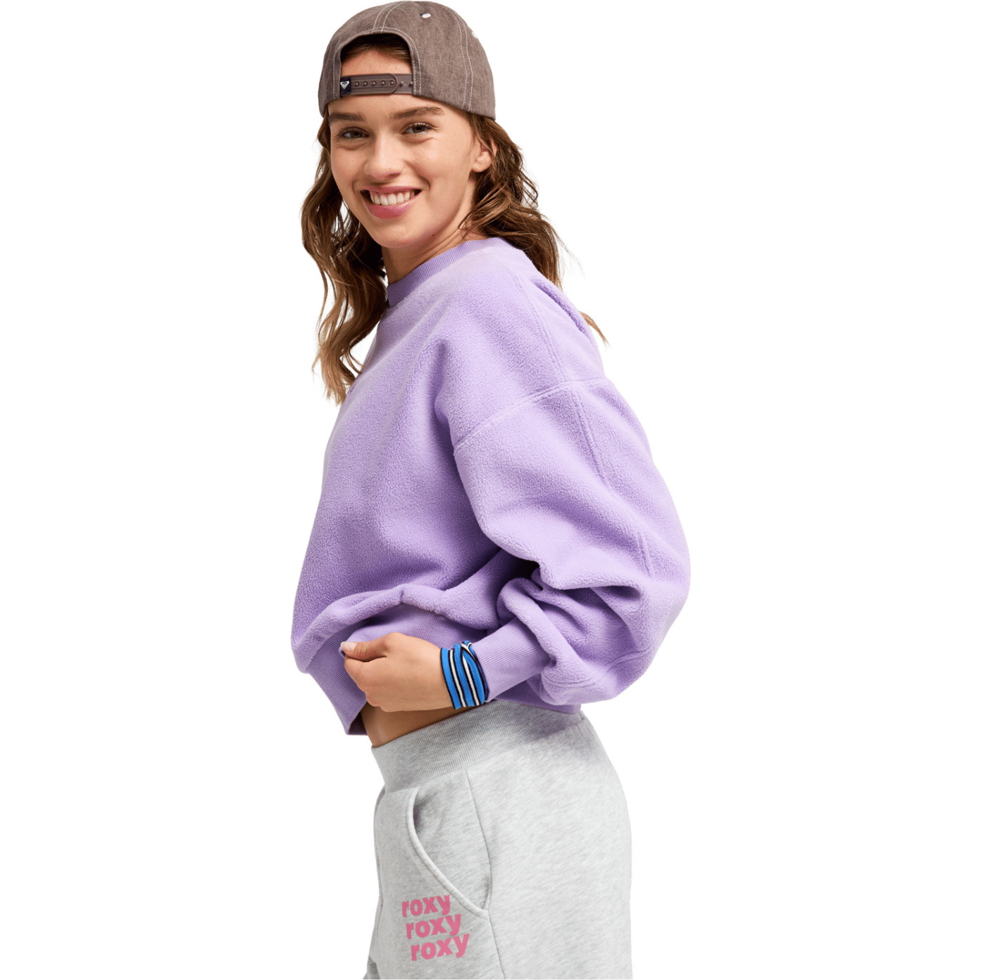 2026 Roxy Womens Chill Story Sherpa Fleece ERJPF03248 - Viola